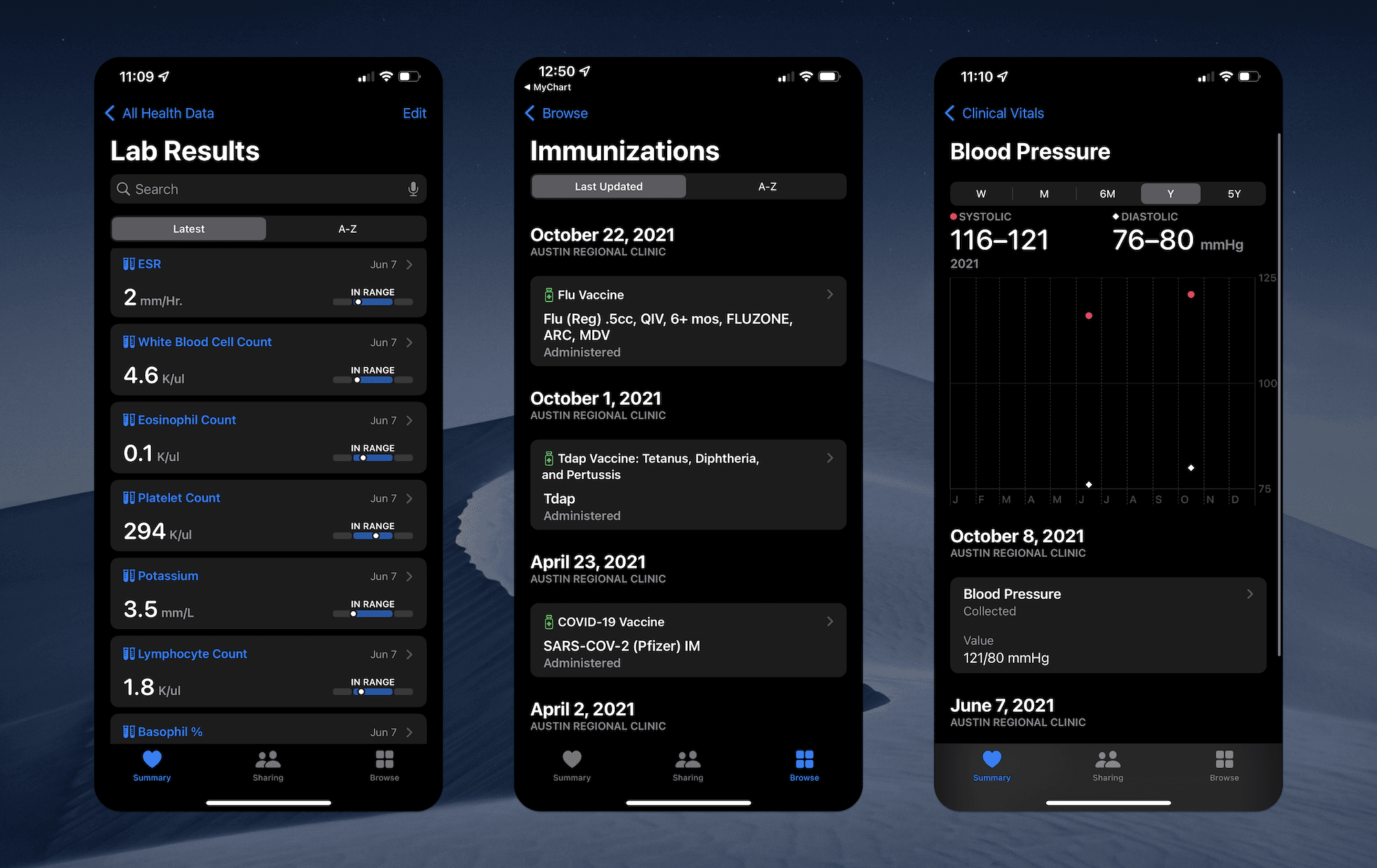 Apple Health Lab Results