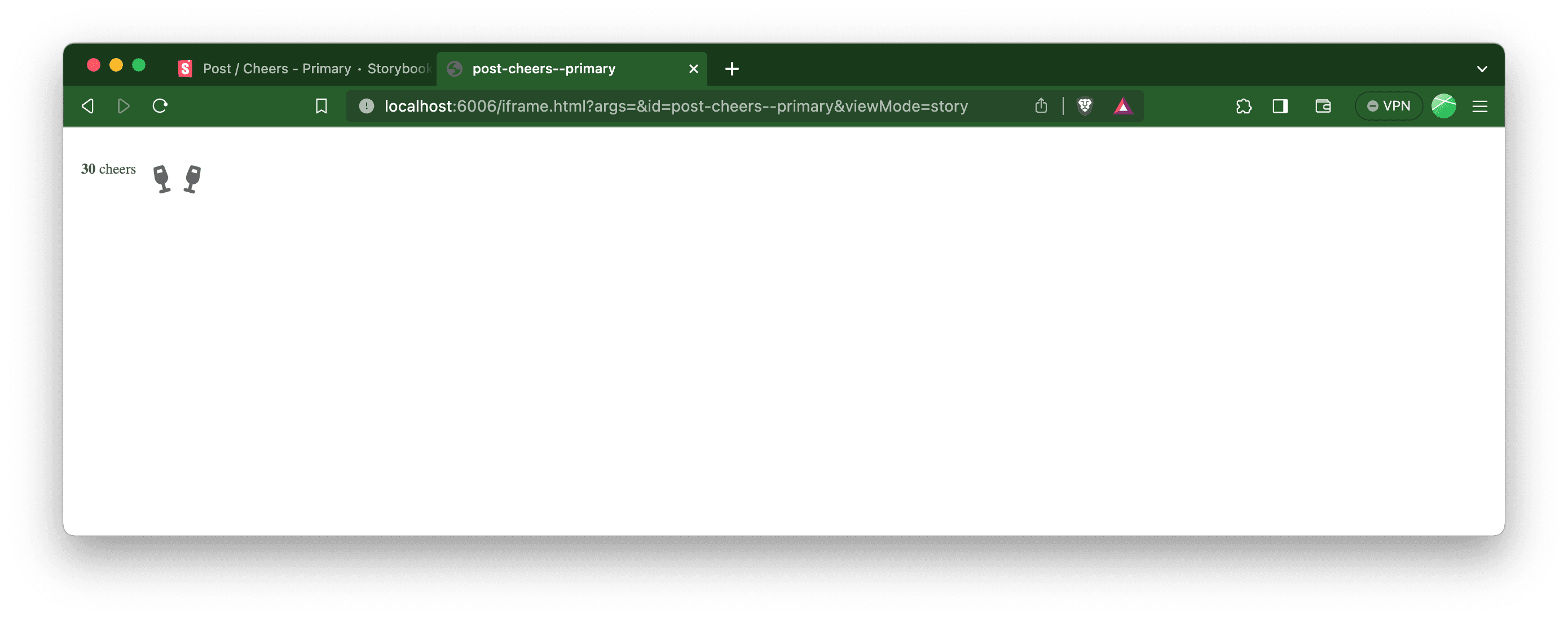 No Storybook UI
